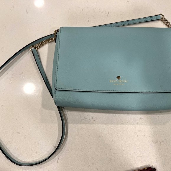 kate spade Handbags - Kate Spade Light Blue cross body bag